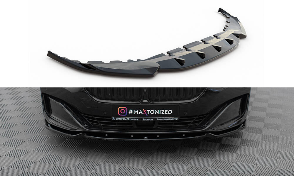 MAXTON DESIGN FRONT SPLITTER V.1 BMW 7 G11 FACELIFT