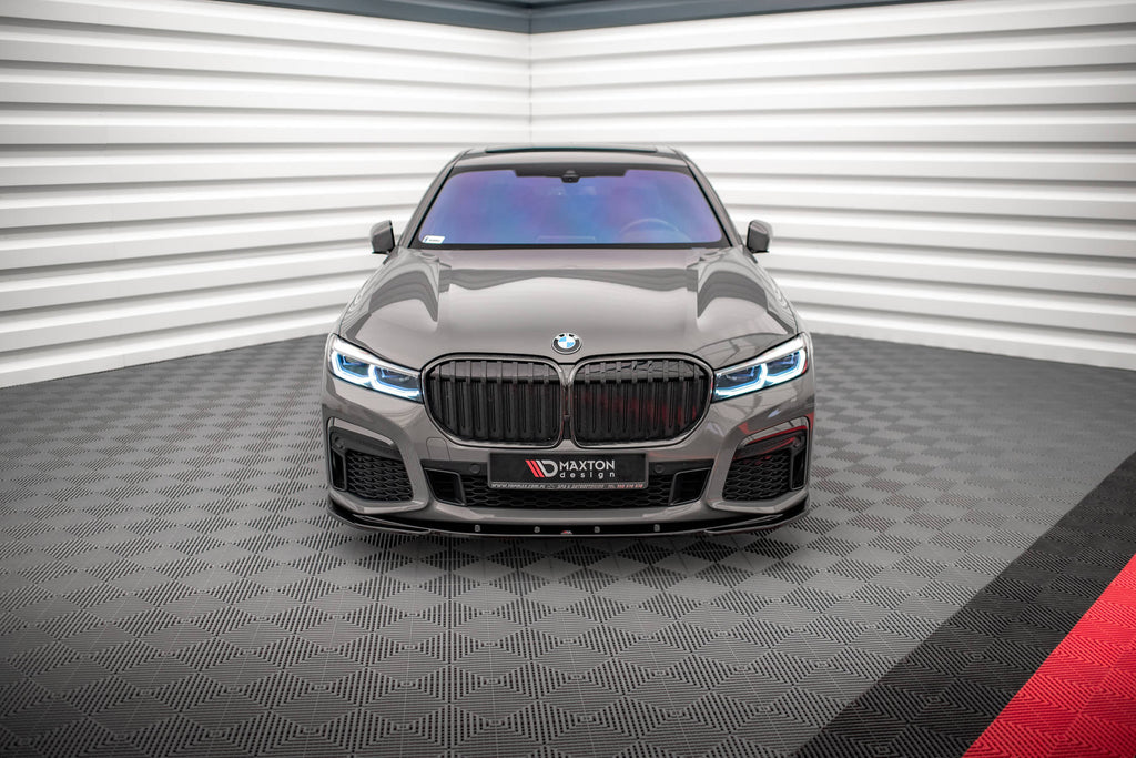 MAXTON DESIGN FRONT SPLITTER V.1 BMW 7 G11 M-PACK FACELIFT