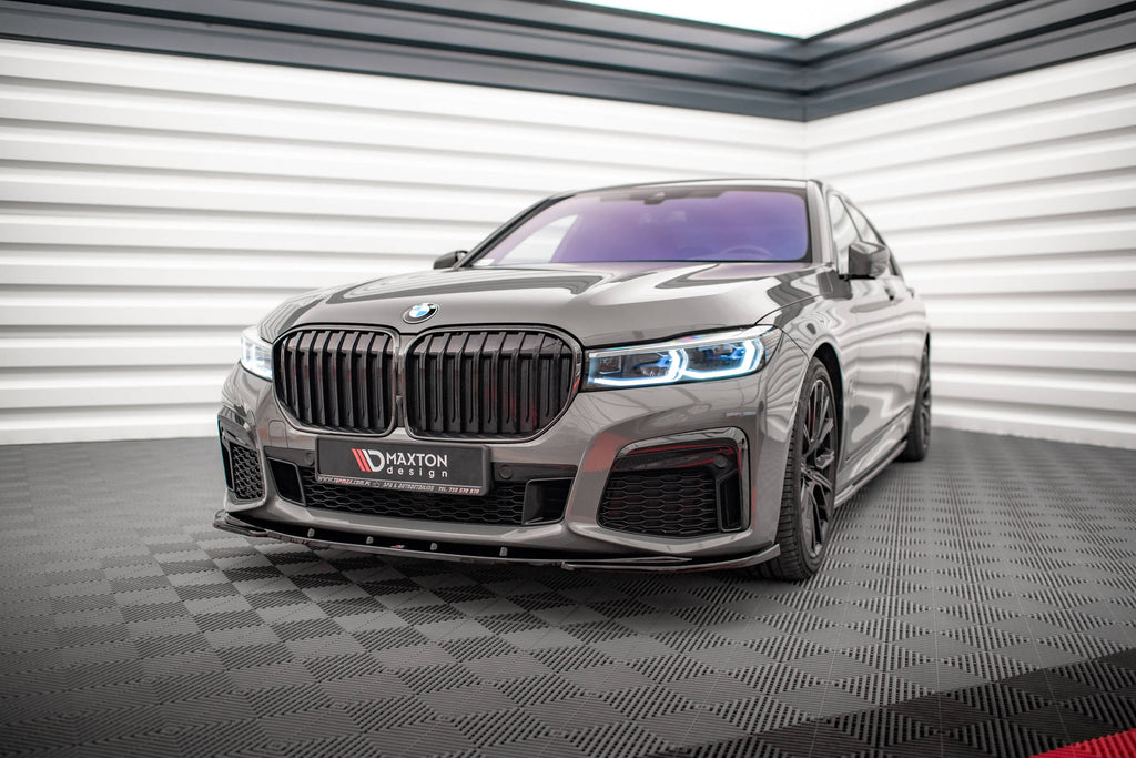 MAXTON DESIGN FRONT SPLITTER V.1 BMW 7 G11 M-PACK FACELIFT