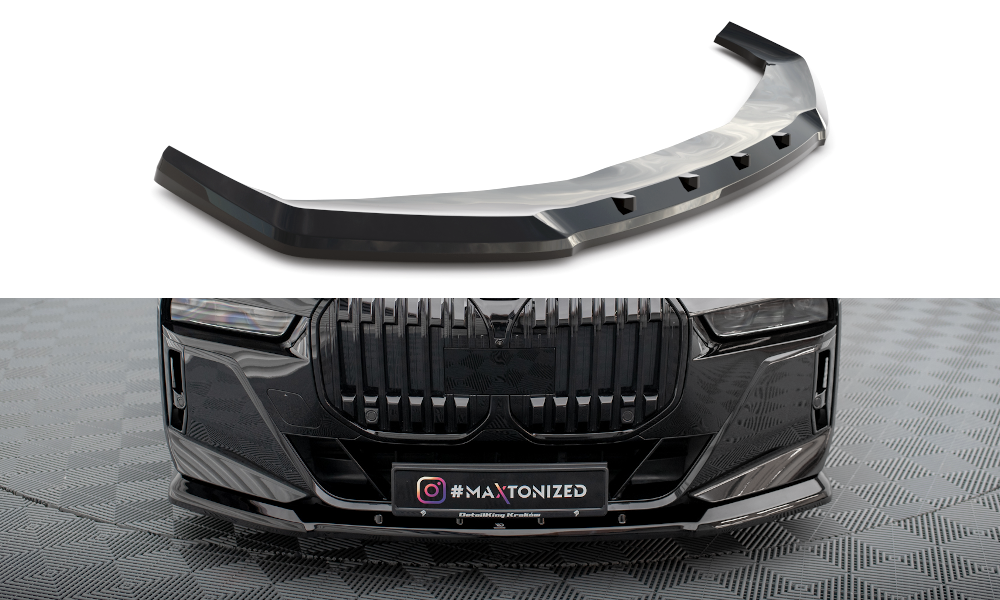 MAXTON DESIGN FRONT SPLITTER V.1 BMW 7 M-PACK / M760 G70