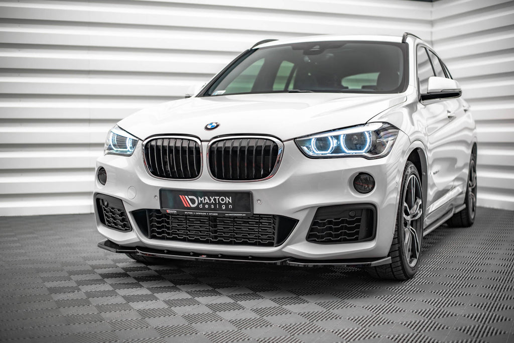 MAXTON DESIGN FRONT SPLITTER V.1 BMW X1 M-PACK F48