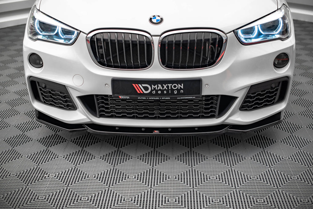 MAXTON DESIGN FRONT SPLITTER V.1 BMW X1 M-PACK F48