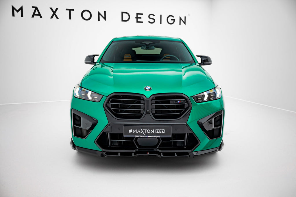 MAXTON DESIGN Front Splitter V.1 BMW X6 M F96 Facelift