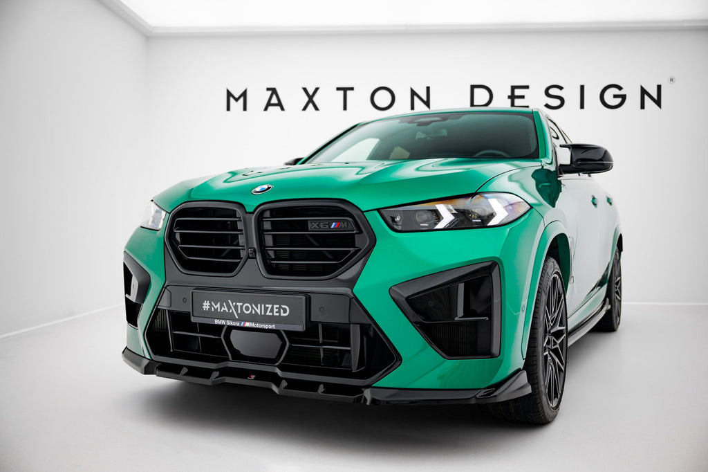 MAXTON DESIGN Front Splitter V.1 BMW X6 M F96 Facelift