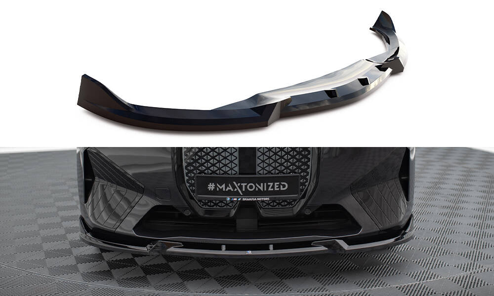 MAXTON DESIGN FRONT SPLITTER V.1 BMW IX Sport / M60