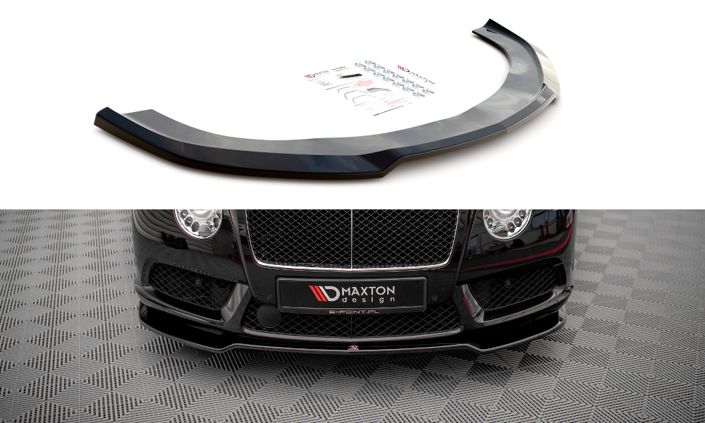 MAXTON DESIGN FRONT SPLITTER V.1 BENTLEY CONTINENTAL GT V8 S MK2