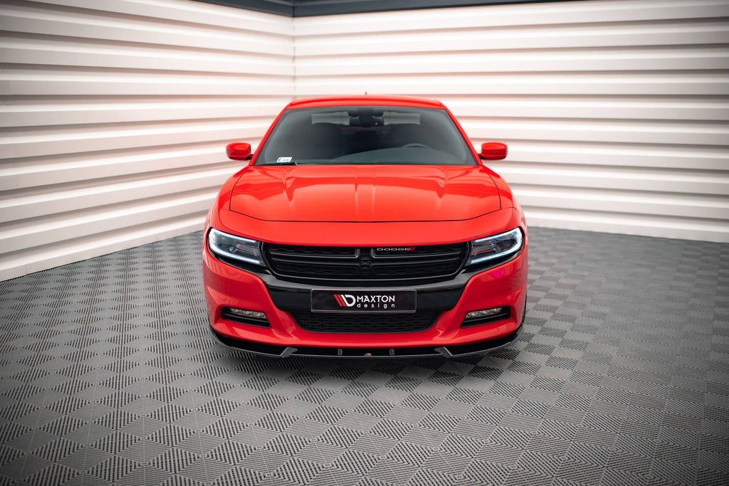 MAXTON DESIGN FRONT SPLITTER V.1 DODGE CHARGER RT MK7 FACELIFT