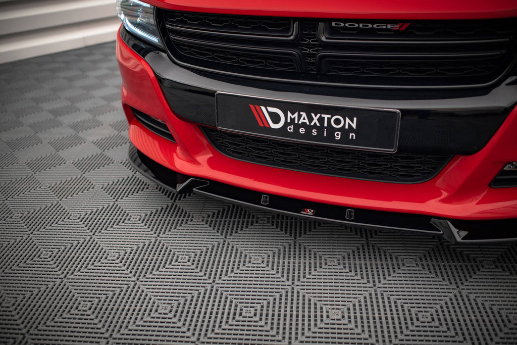 MAXTON DESIGN FRONT SPLITTER V.1 DODGE CHARGER RT MK7 FACELIFT