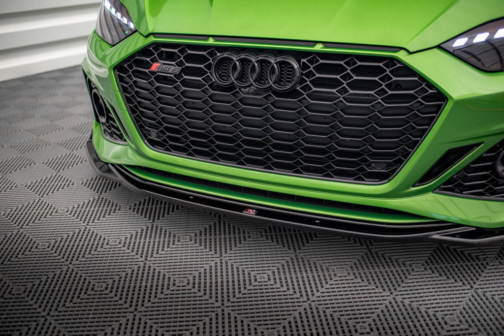 MAXTON DESIGN FRONT SPLITTER + FLAPS V.1 AUDI RS5 F5 FACELIFT