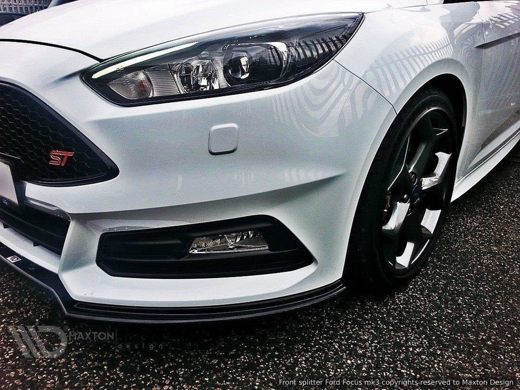 MAXTON DESIGN FRONT SPLITTER V.1 FORD FOCUS ST MK3 FL