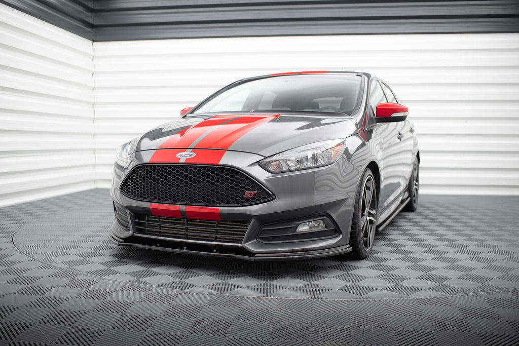 MAXTON DESIGN FRONT SPLITTER V.1 FORD FOCUS ST MK3 FL