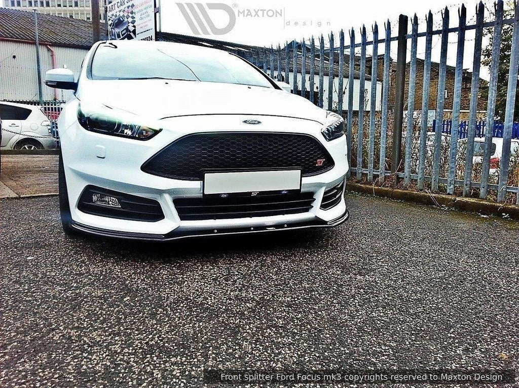 MAXTON DESIGN FRONT SPLITTER V.1 FORD FOCUS ST MK3 FL