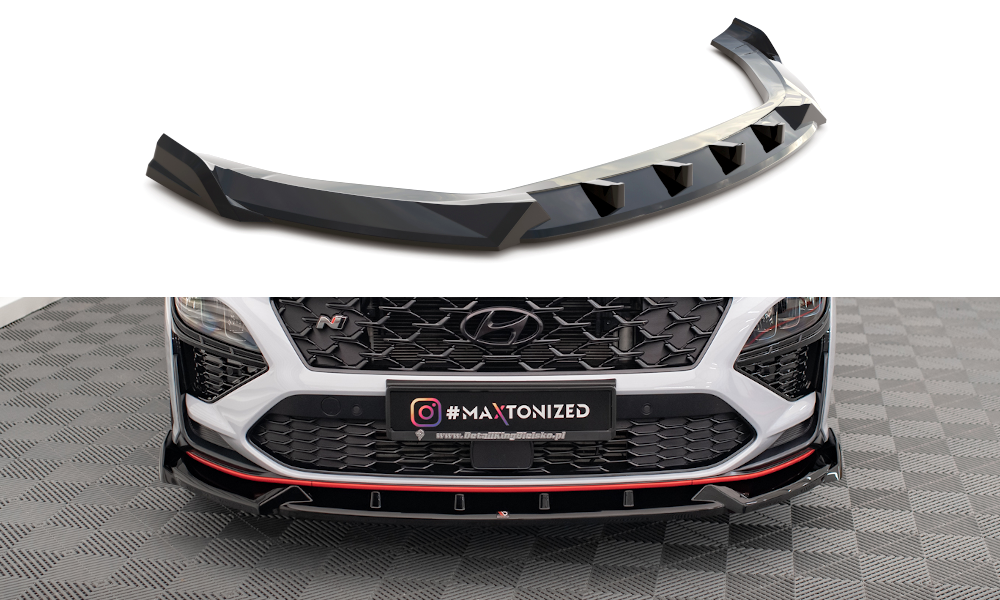 MAXTON DESIGN Front Splitter V.1 Hyundai Kona N Mk2