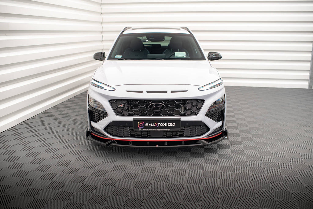 MAXTON DESIGN FRONT SPLITTER V.1 HYUNDAI KONA N MK1