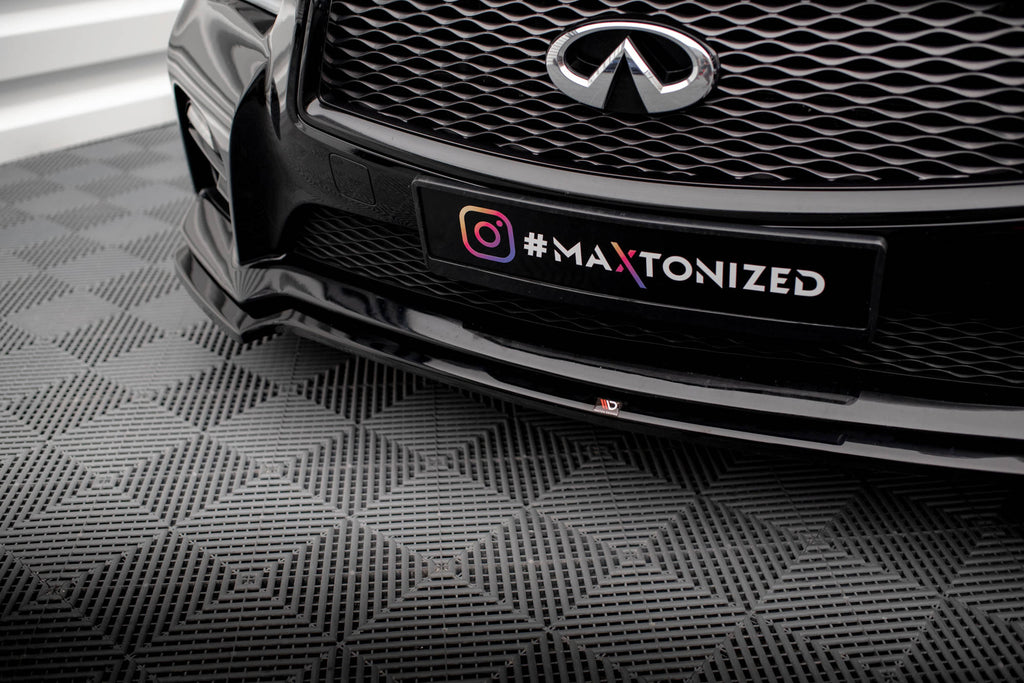 MAXTON DESIGN FRONT SPLITTER V.1 INFINITI Q50 S MK1