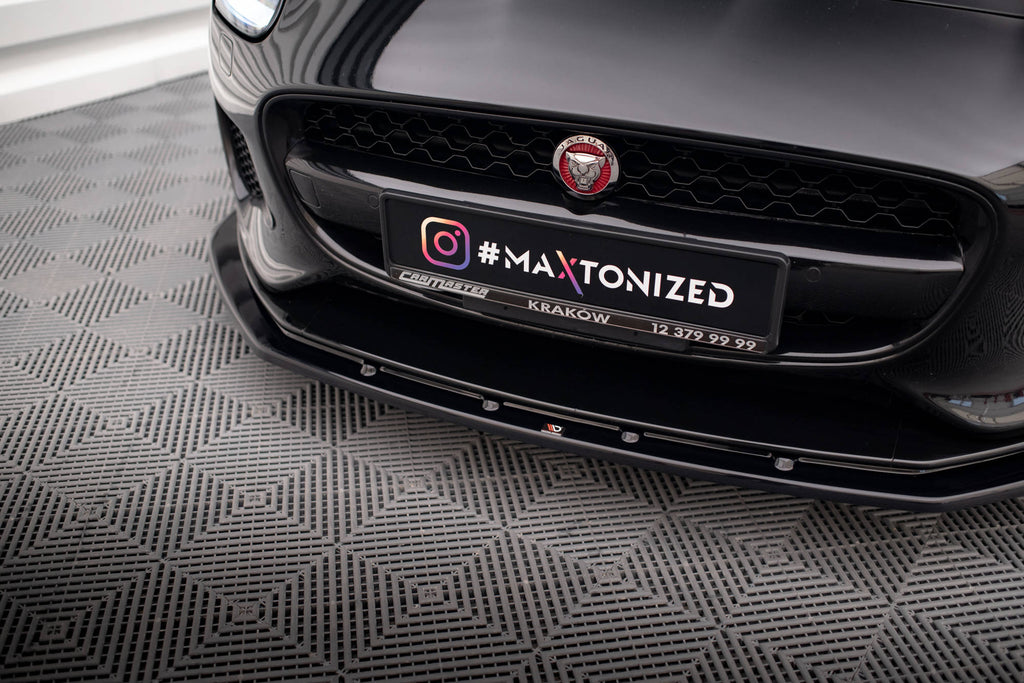 MAXTON DESIGN FRONT SPLITTER V.1 JAGUAR F-TYPE MK1 FACELIFT