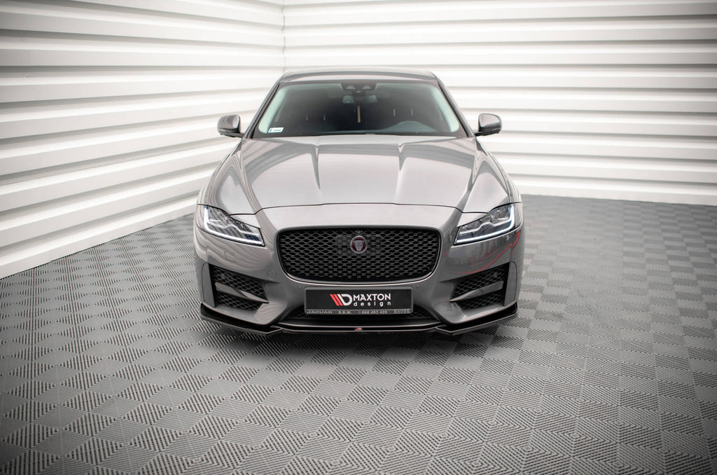 MAXTON DESIGN FRONT SPLITTER V.1 JAGUAR XF R-SPORT MK2