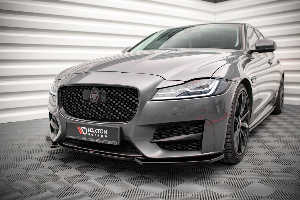 MAXTON DESIGN FRONT SPLITTER V.1 JAGUAR XF R-SPORT MK2