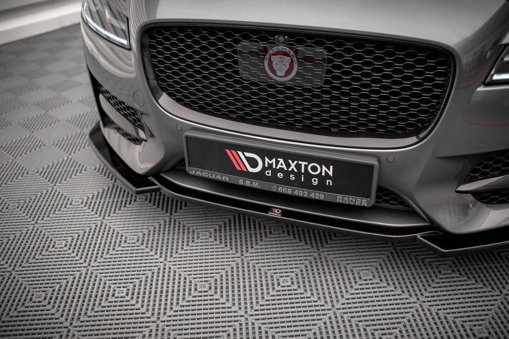 MAXTON DESIGN FRONT SPLITTER V.1 JAGUAR XF R-SPORT MK2