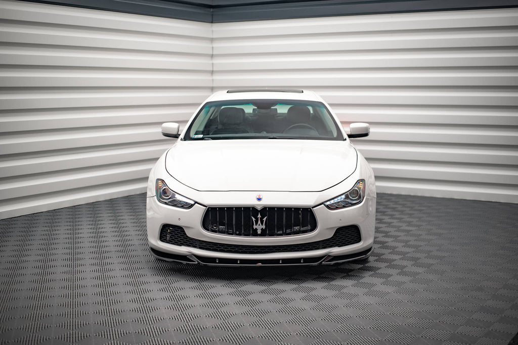 MAXTON DESIGN FRONT SPLITTER V.1 MASERATI GHIBLI MK3