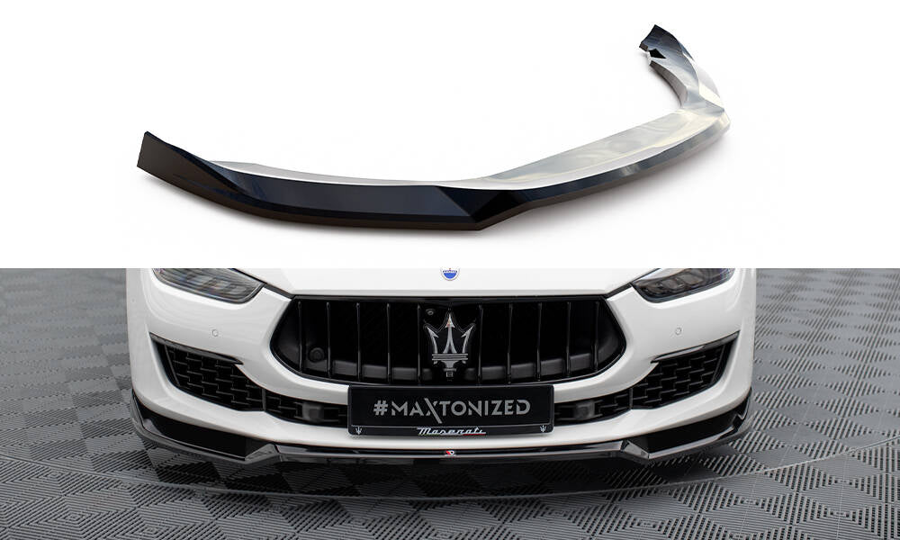 MAXTON DESIGN Front Splitter V.1 Maserati Ghibli Mk3 Facelift