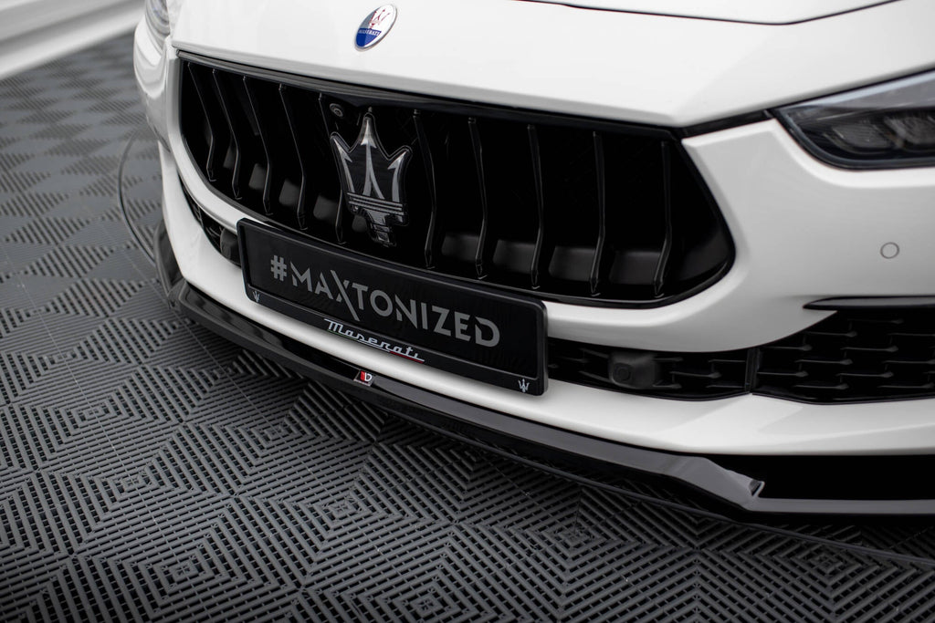 MAXTON DESIGN Front Splitter V.1 Maserati Ghibli Mk3 Facelift