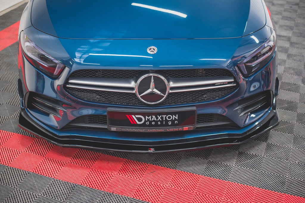 MAXTON DESIGN FRONT SPLITTER V.1 MERCEDES A35 AMG Aero Pack