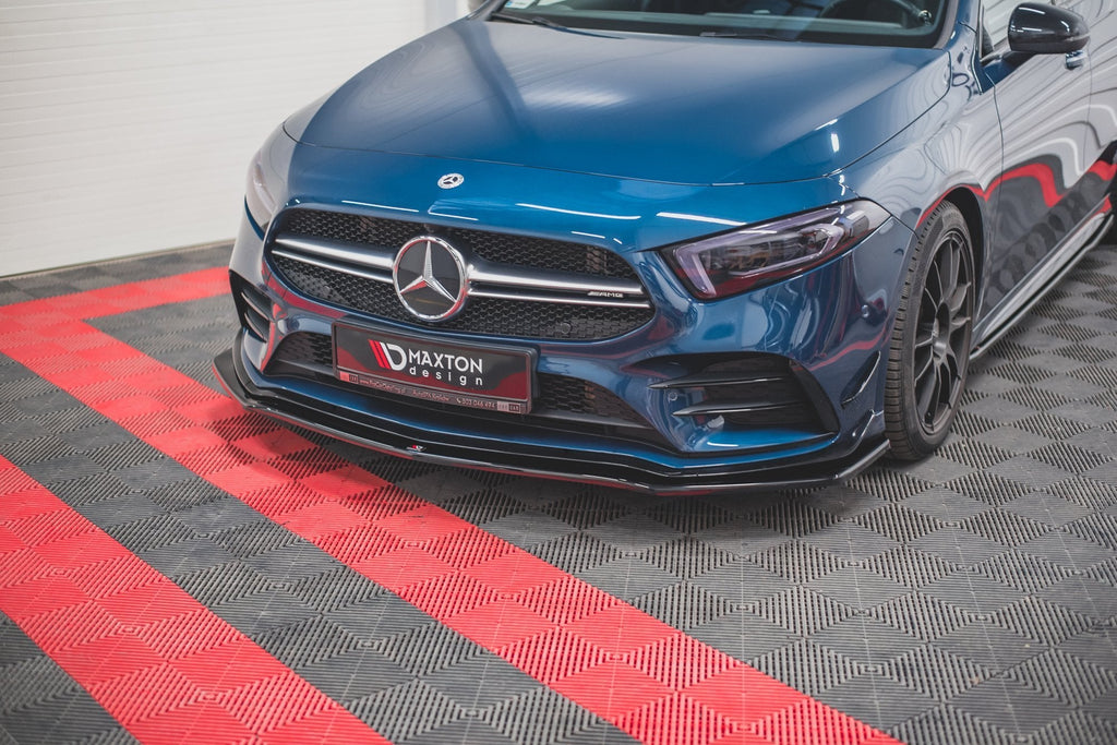 MAXTON DESIGN FRONT SPLITTER V.1 MERCEDES A35 AMG Aero Pack