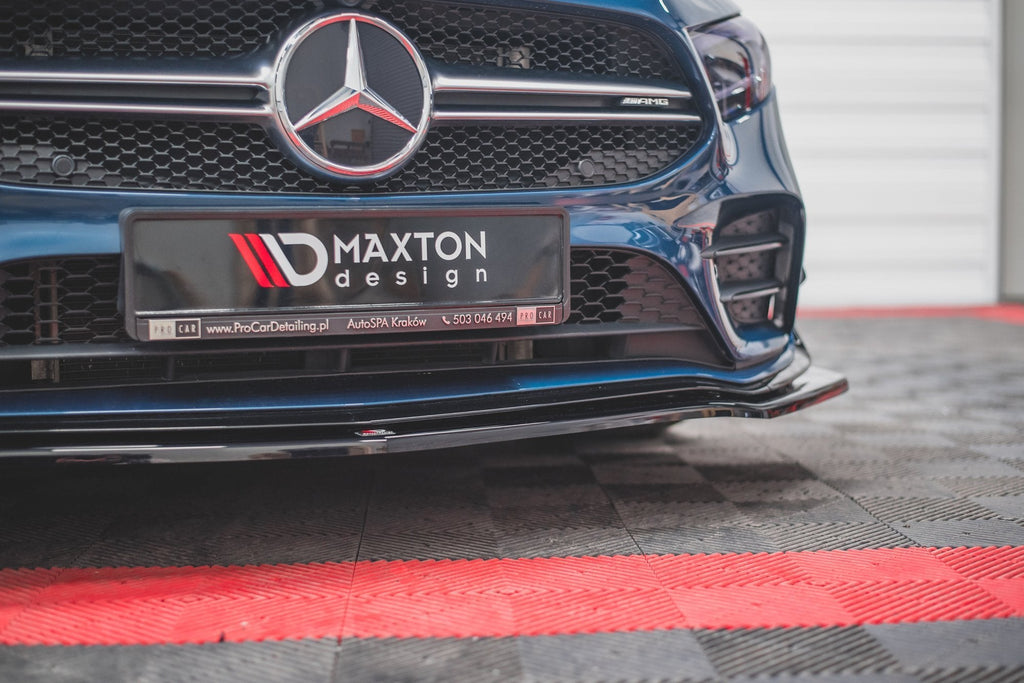 MAXTON DESIGN FRONT SPLITTER V.1 MERCEDES A35 AMG Aero Pack