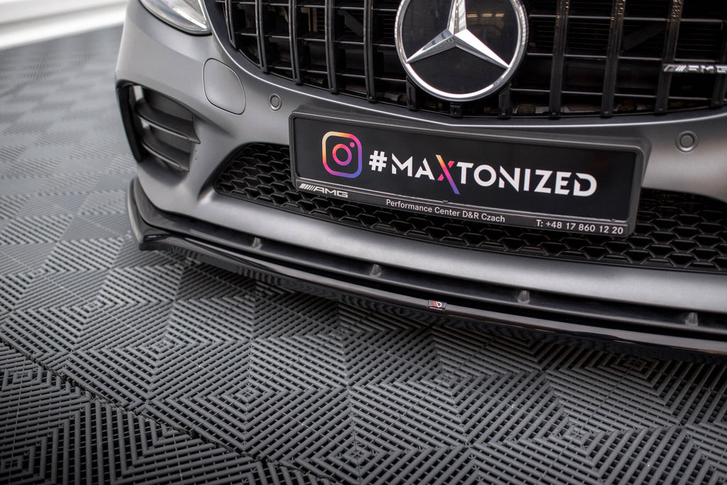 MAXTON DESIGN FRONT SPLITTER V.1 MERCEDES-AMG C43 COUPE / SEDAN C205 / W205 FACELIFT