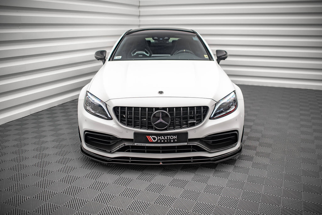 MAXTON DESIGN FRONT SPLITTER V.1 MERCEDES-AMG C63 COUPE C205 FACELIFT