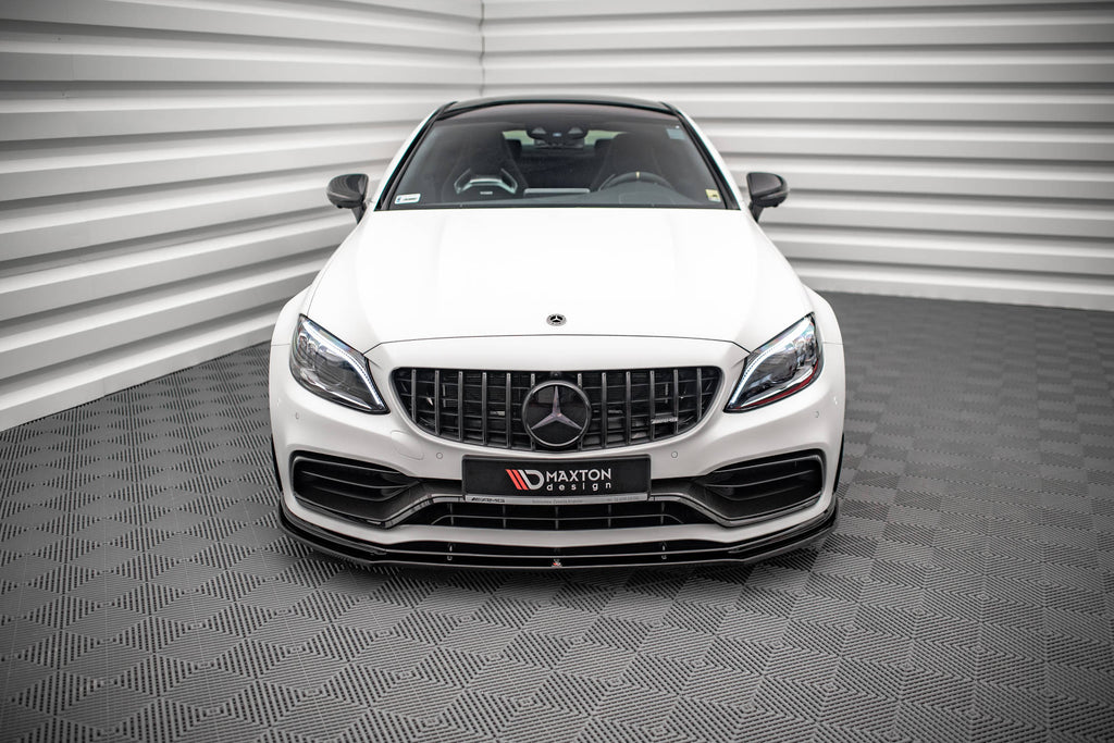 MAXTON DESIGN Front Splitter V.1 Mercedes-AMG C63 Coupe AMG Aero Pack C205 Facelift