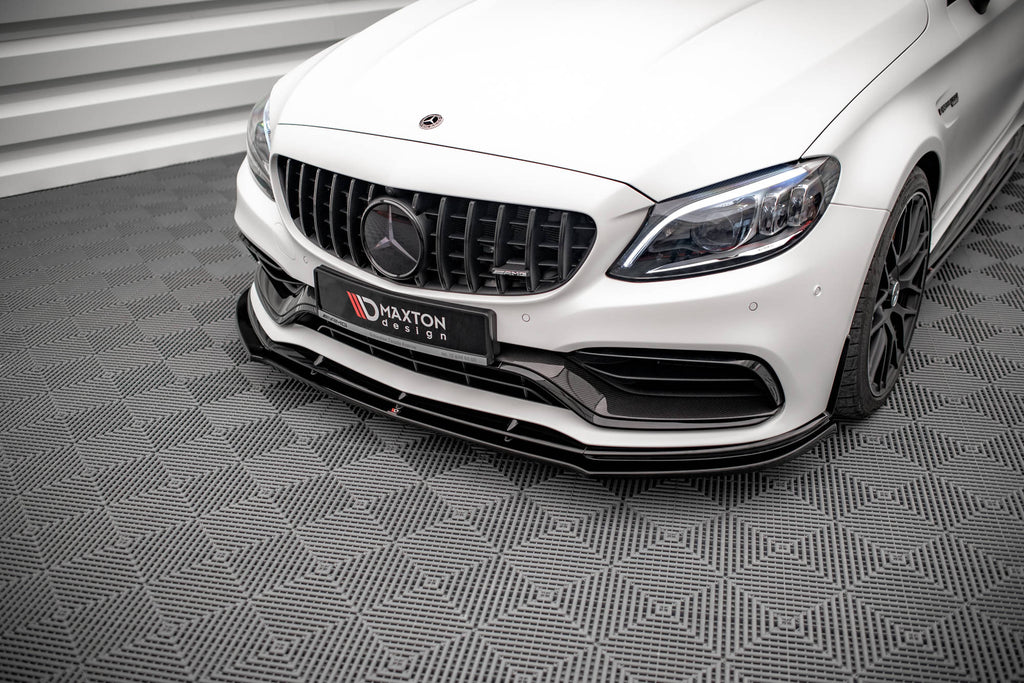 MAXTON DESIGN FRONT SPLITTER V.1 MERCEDES-AMG C63 COUPE C205 FACELIFT