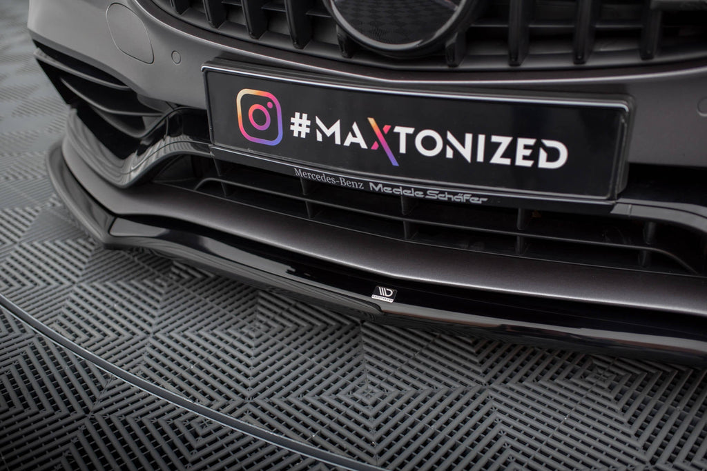 MAXTON DESIGN Front Splitter V.1 Mercedes-AMG C63 Sedan / Estate W205 Facelift