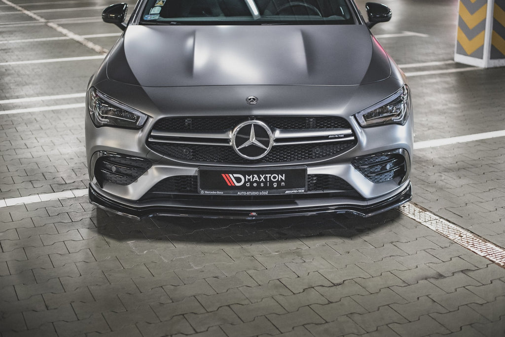 MAXTON DESIGN FRONT SPLITTER V.1 MERCEDES-AMG CLA 35 AERO C118