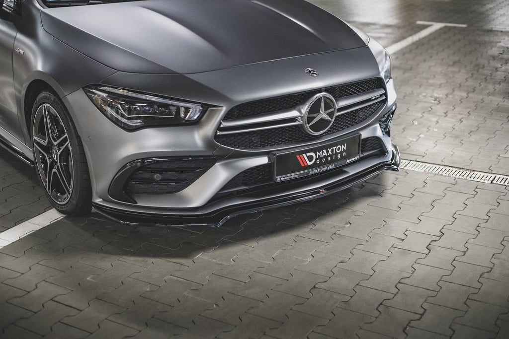 MAXTON DESIGN FRONT SPLITTER V.1 MERCEDES-AMG CLA 35 AERO C118