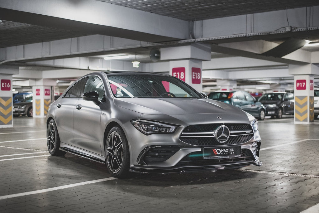 MAXTON DESIGN FRONT SPLITTER V.1 MERCEDES-AMG CLA 35 AERO C118