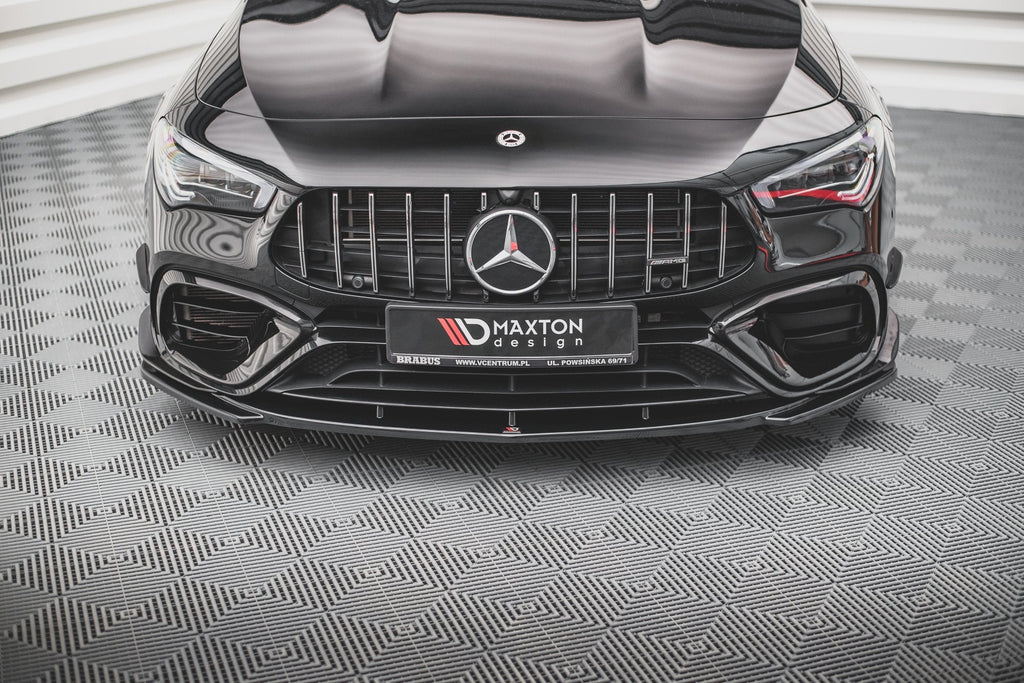 MAXTON DESIGN FRONT SPLITTER V.1 MERCEDES-AMG CLA 45 AERO C118