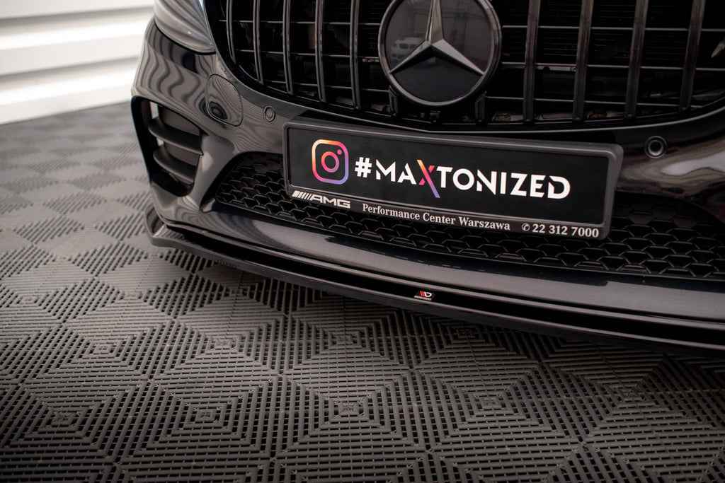 MAXTON DESIGN FRONT SPLITTER V.1 MERCEDES-BENZ C AMG LINE / COUPE W205 / C205 FACELIFT