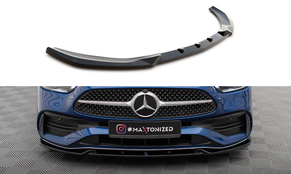 MAXTON DESIGN FRONT SPLITTER V.1 MERCEDES-BENZ C AMG-LINE W206