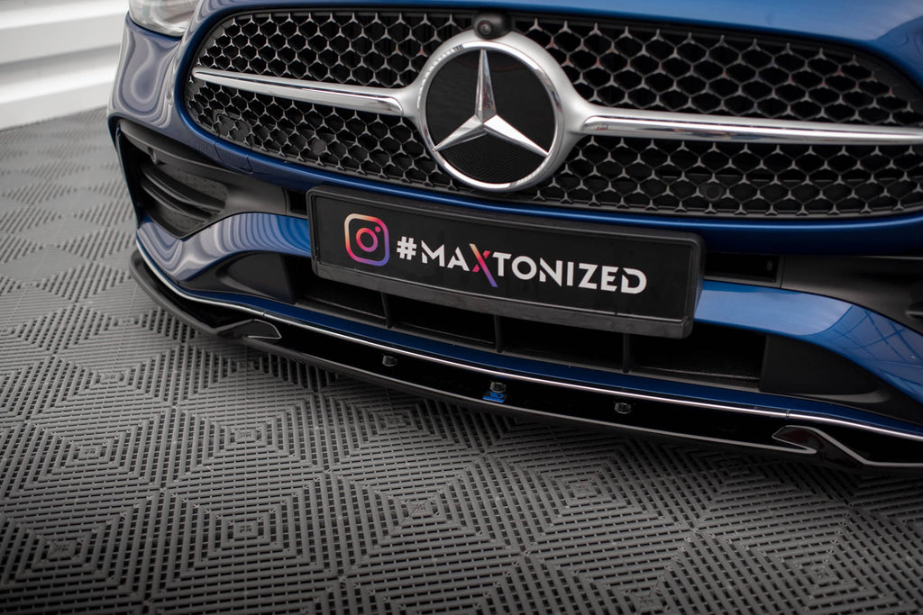 MAXTON DESIGN FRONT SPLITTER V.1 MERCEDES-BENZ C AMG-LINE W206