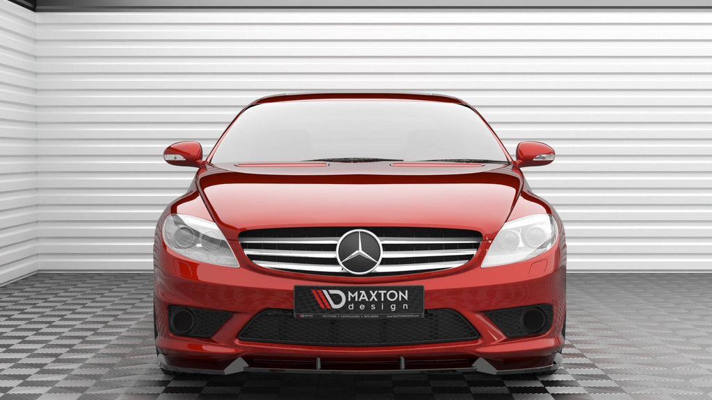 MAXTON DESIGN FRONT SPLITTER V.1 MERCEDES-BENZ CL 63 AMG C216