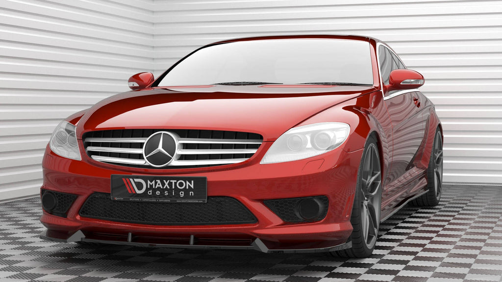 MAXTON DESIGN FRONT SPLITTER V.1 MERCEDES-BENZ CL 63 AMG C216