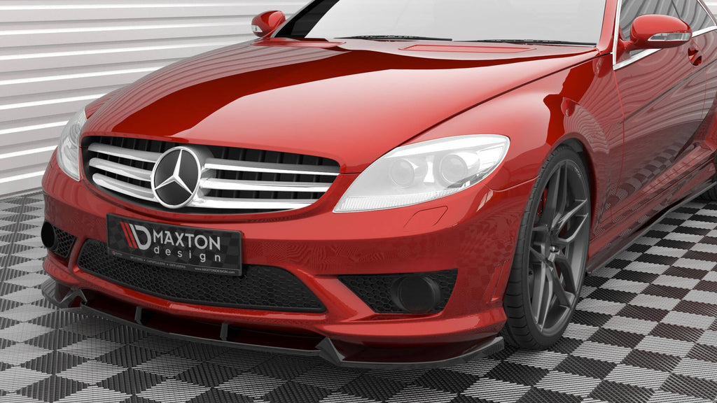 MAXTON DESIGN FRONT SPLITTER V.1 MERCEDES-BENZ CL 63 AMG C216