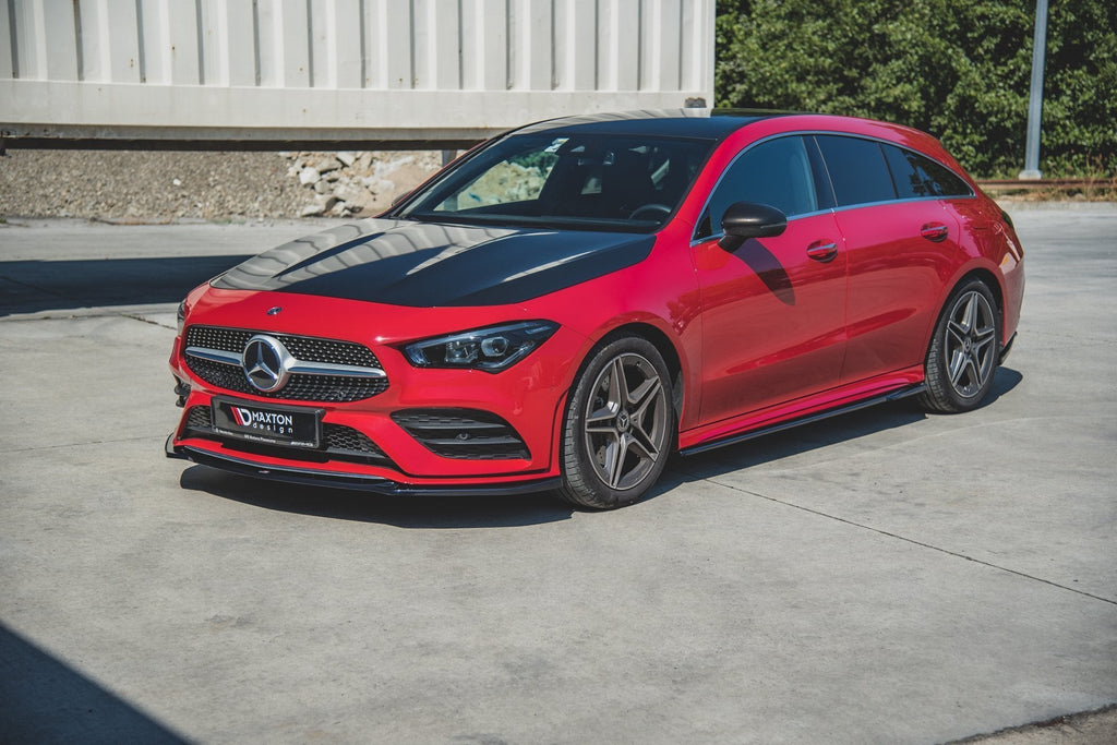 MAXTON DESIGN FRONT SPLITTER V.1 MERCEDES-BENZ CLA A35 AMG / AMG-LINE C118