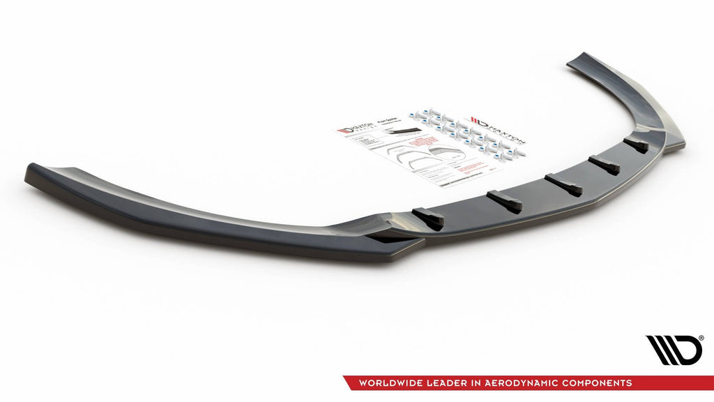 MAXTON DESIGN FRONT SPLITTER V.1 MERCEDES-BENZ CLA A35 AMG / AMG-LINE C118