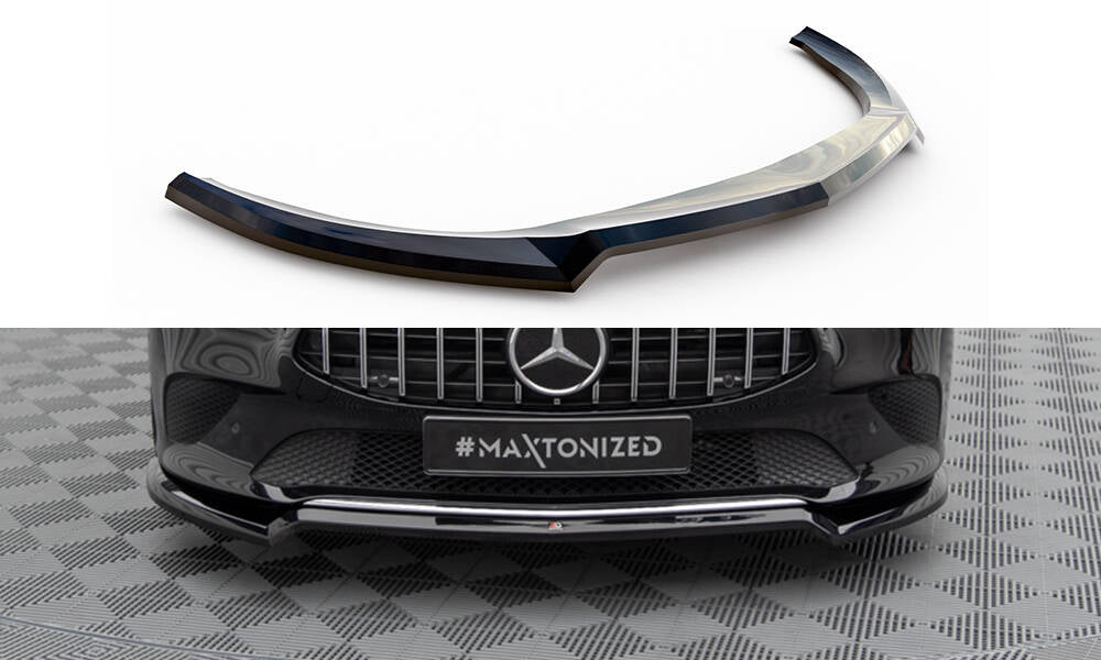 MAXTON DESIGN FRONT SPLITTER V.1 MERCEDES-BENZ CLA C118