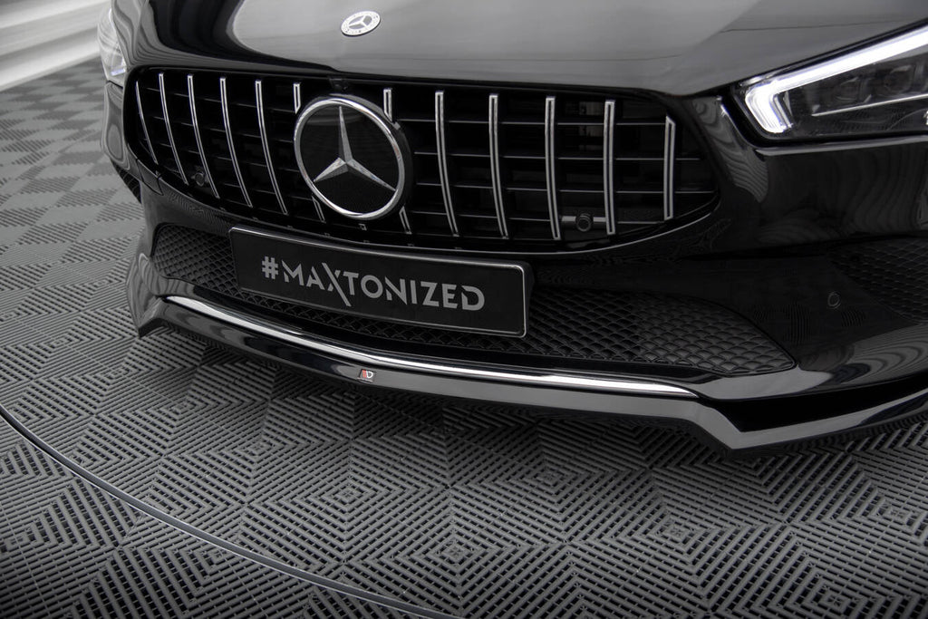 MAXTON DESIGN FRONT SPLITTER V.1 MERCEDES-BENZ CLA C118