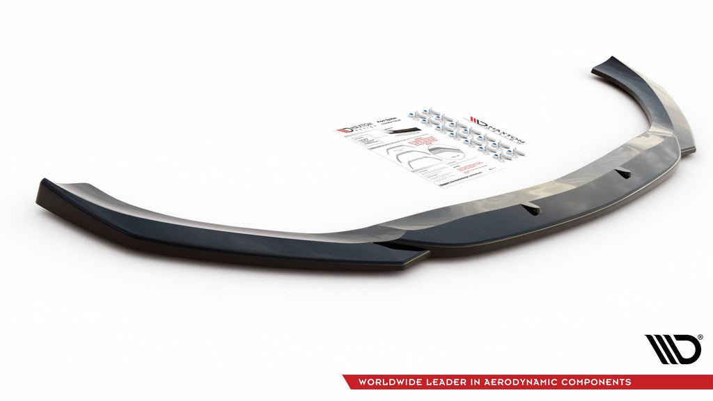 MAXTON DESIGN FRONT SPLITTER V.1 MERCEDES CLS AMG-LINE / 53AMG C257