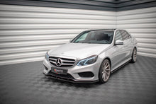 Load image into Gallery viewer, MAXTON DESIGN FRONT SPLITTER V.1 MERCEDES-BENZ E AMG-LINE SEDAN W212 FACELIFT